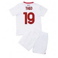 Dres AC Milan Theo Hernandez #19 Gostujuci za djecu 2022-23 Kratak Rukav (+ kratke hlače)